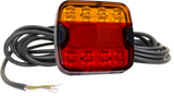 10 Series Right Hand LED Combo Trailer Lamp - Stop / Tail / Indicator / License Plate with 9m cable