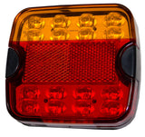 10 Series Left & Right Hand LED Combo Trailer Lamp - Stop / Tail / Indicator / License Plate Twin Blister