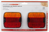 10 Series Left & Right Hand LED Combo Trailer Lamp - Stop / Tail / Indicator / License Plate Twin Blister