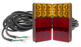 120 Series Left & Right Hand LED Combo Trailer Lamp Kit - Stop / Tail / Indicator / License Plate 9m Cable