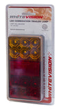 120 Series Right Hand LED Combo Trailer Lamp - Stop / Tail / Indicator / License Plate (10-30V) Blister