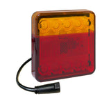 20 Series Left Hand LED Combo Trailer Lamp - Stop / Tail / Indicator with Plug (10-30V)