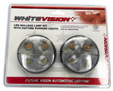 890 Series LED Round Bullbar Lamp Indicator / Park / DRL Twin Blister