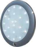 180mm Round LED Interior Light Chrome Base