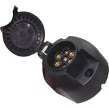 Trailer Socket - Large Plastic Round 7 Pin