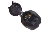 Trailer Socket - Large Plastic Round 7 Pin