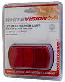 SM8 Series Red Lens Rear LED Marker Blister