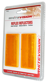 WR130 Series Amber Reflector Blister