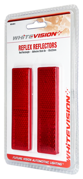 WR140 Series Red Reflector - Twin Pack Blister