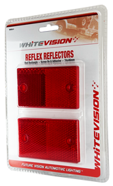 WR6 Series Red Self Adhesive Reflector - Twin Pack Blister