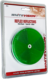 WR80 Series Round Green Delineator- Twin Pack Blister