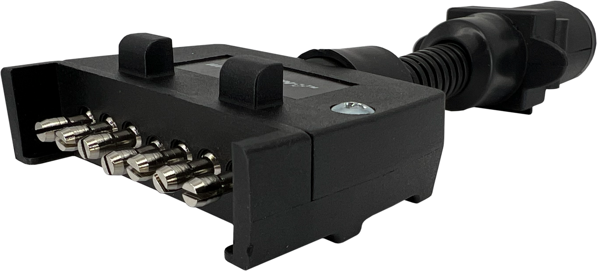 Trailer Adaptor - Flat 7 Pin Plug to Small Round 7 Pin Socket