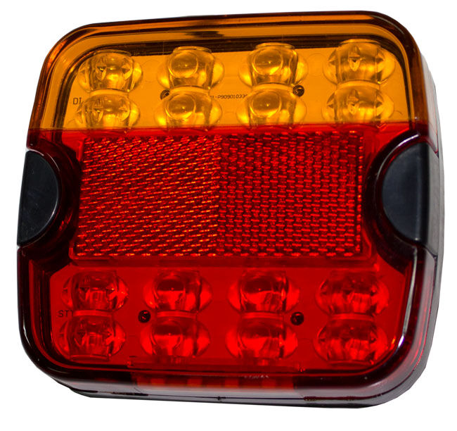 10 Series Left & Right Hand LED Combo Trailer Lamp - Stop / Tail / Indicator / License Plate  Twin Blister