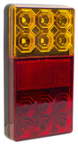 120 Series Left Hand LED Combo Trailer Lamp - Stop / Tail / Indicator (10-30V)