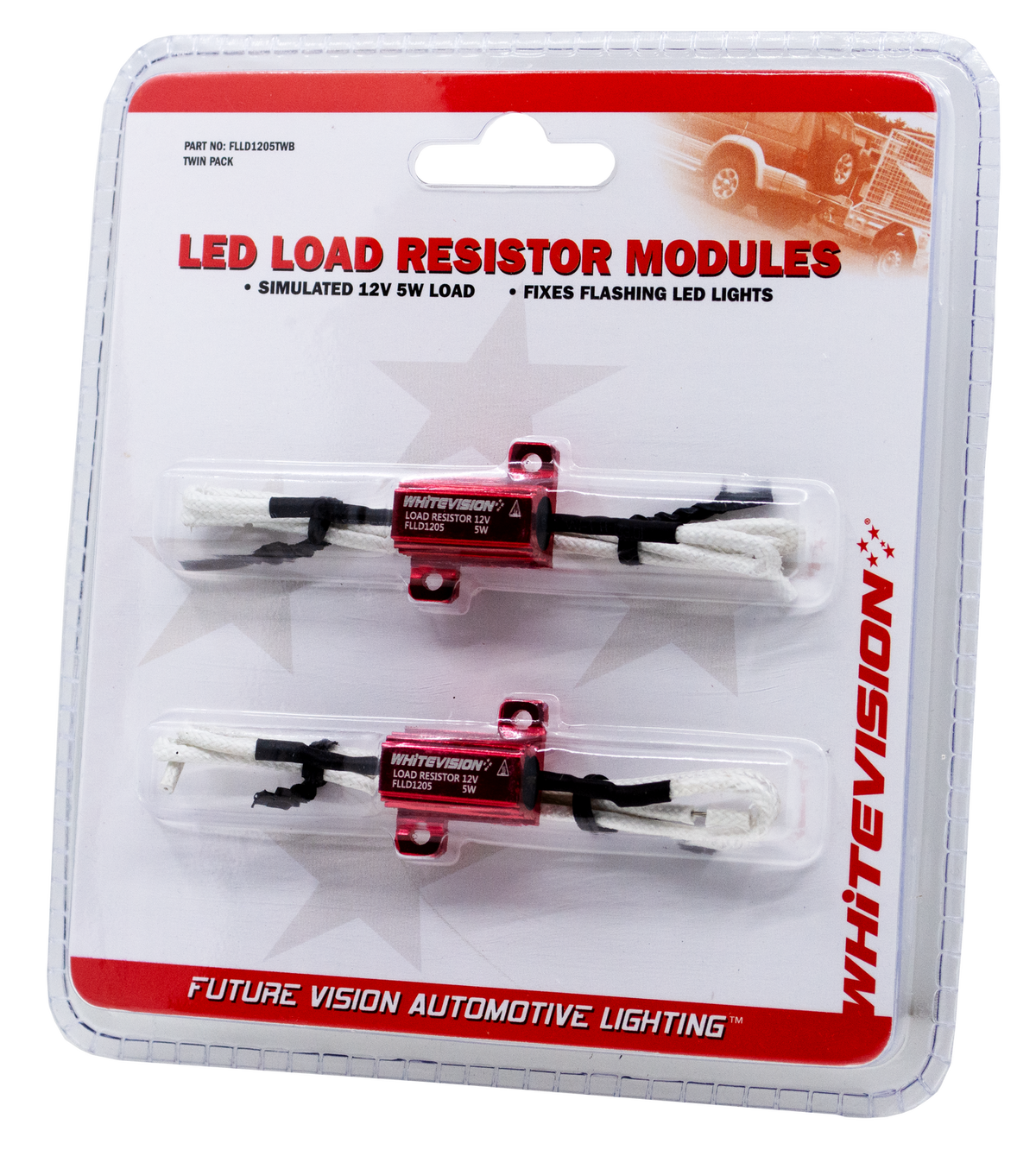 5W LED Load 12V Resistor Twin Blister (39R)