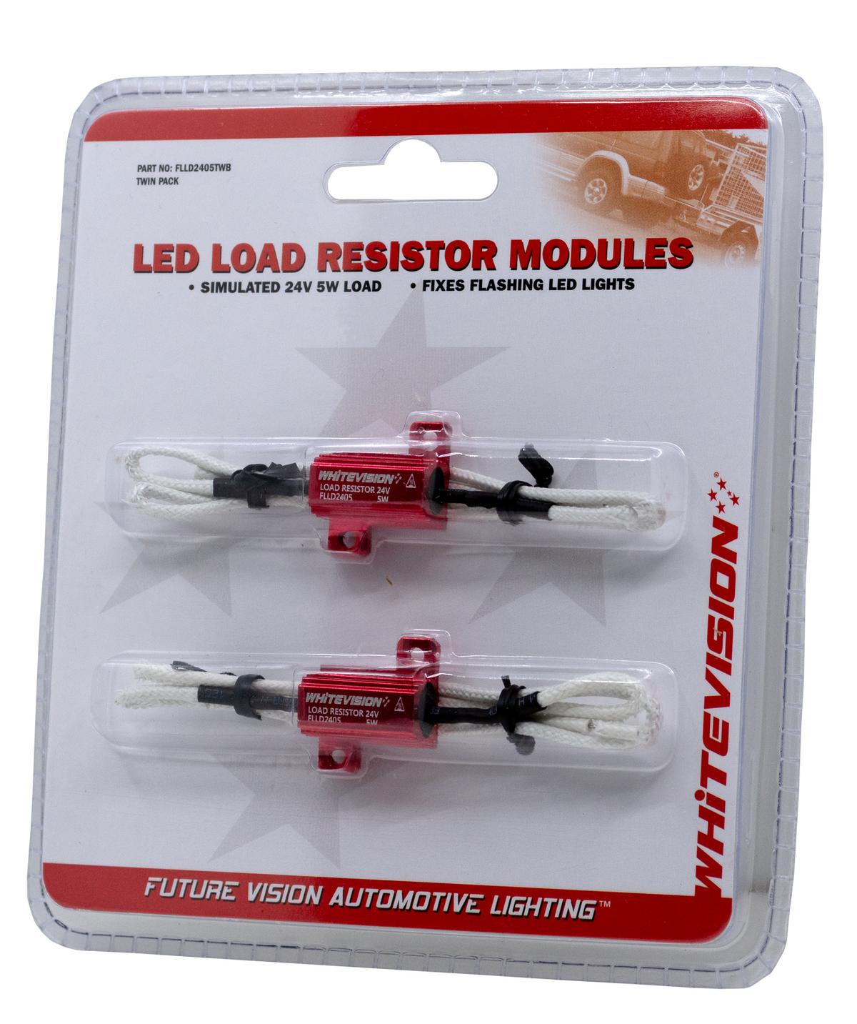 5W LED Load 24V Resistor Twin Blister (39R)