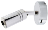 LED Chrome Base Ball Neck Reading Light with USB Socket