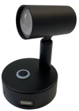 LED Black Base Downlight Reading Light with USB Socket