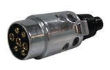 Trailer Plug - Large Metal Round 7 Pin