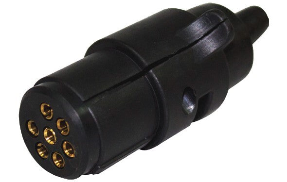 Trailer Plug - Small Plastic Round 7 Pin