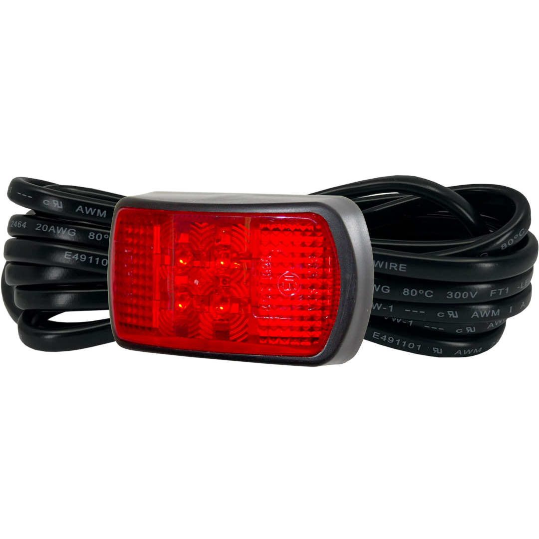 SM60 Series LED Red Lens Rear Maker 3m Cable
