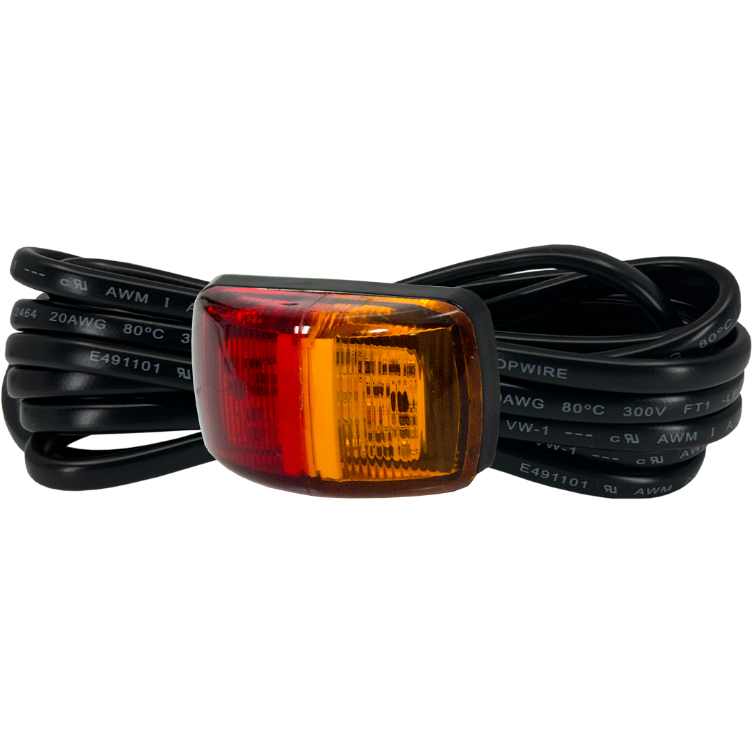SM62 Series Red / Amber Lens Side LED Marker with 3m Cable