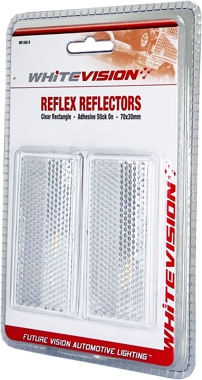 WR130 Series Clear Reflector Blister