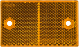 WR6 Series Amber Self Adhesive Reflector - Twin Pack Blister