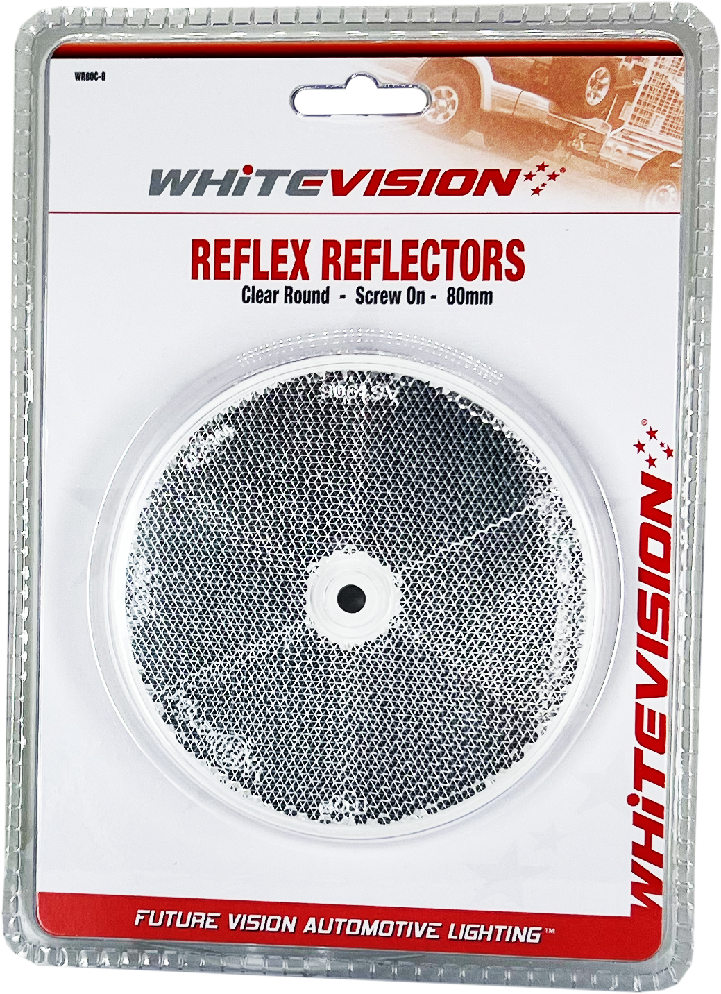 WR80 Series Round Clear Delineator- Twin Pack Blister