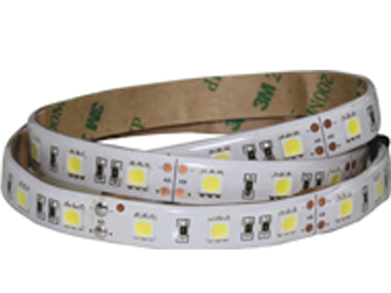 Close-up of the T3 series LED strip showing flexible design and integrated circuit protection